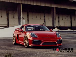 Porsche Cayman Custom Wheels - RS74 by Vossen - Patina Gold Porsche Cayman Custom Wheels - RS74 by Vossen - Patina Gold